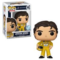 Kit Boneco Funko Pop! Ayrton Senna Rides + Racing Lotus