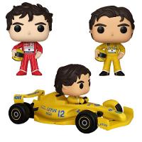 Kit Boneco Funko Pop Ayrton Senna McLaren Rides/Racing Lotus - 1