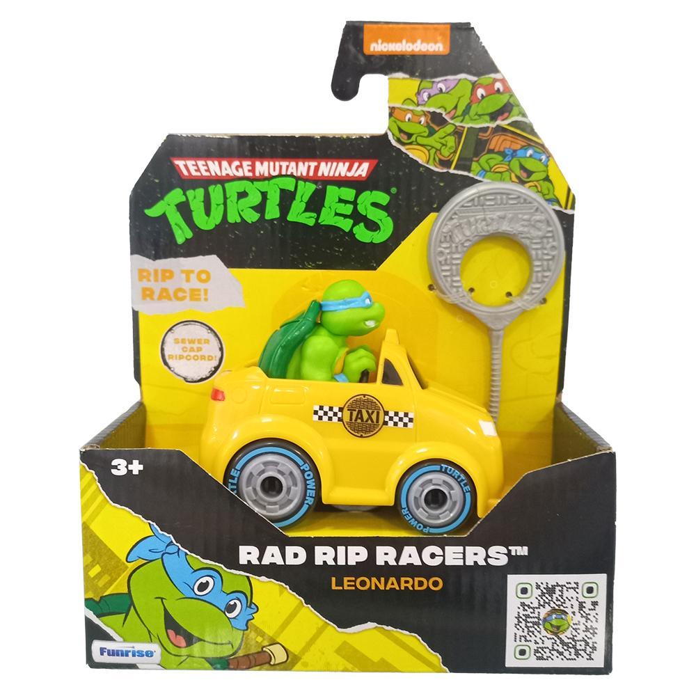 Tartarugas Ninja - Veiculo a Corda Rad Rip Racers - Leonardo - 1