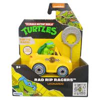 Tartarugas Ninja - Veiculo a Corda Rad Rip Racers - Leonardo - 1