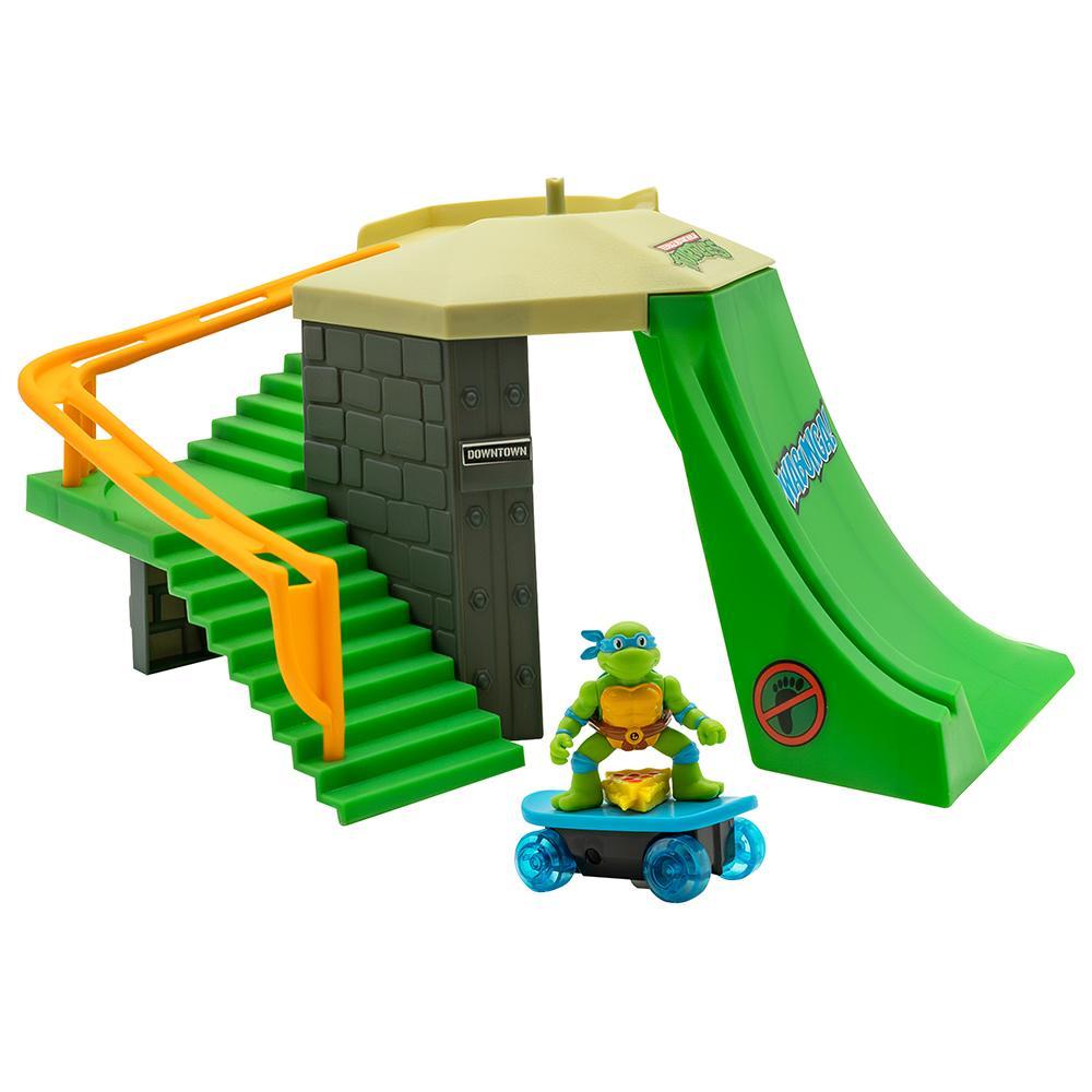 Tartarugas Ninja - Pista De Skate Mini Mayhem Playset - 4
