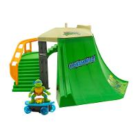 Tartarugas Ninja - Pista De Skate Mini Mayhem Playset - 1