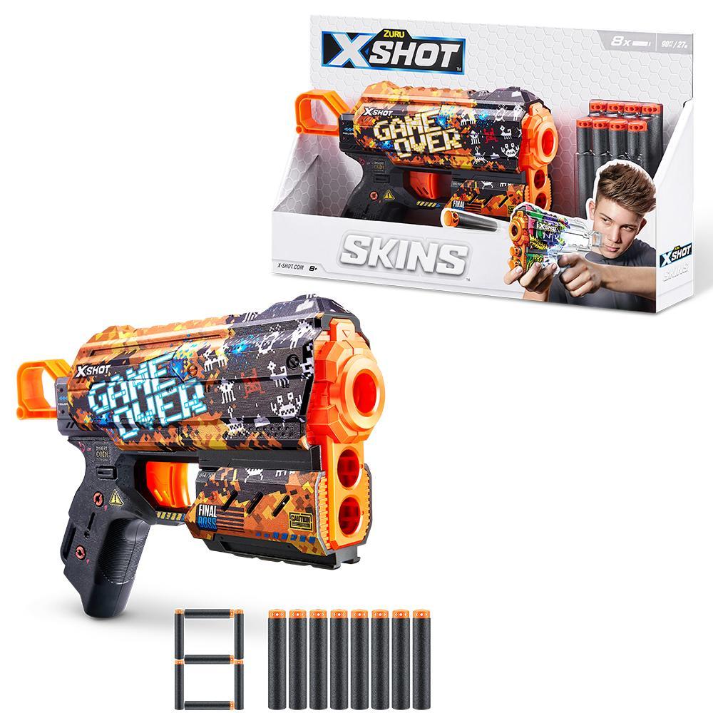 Lançador de Dardos X-Shot - Skins Flux - Game Over - 7