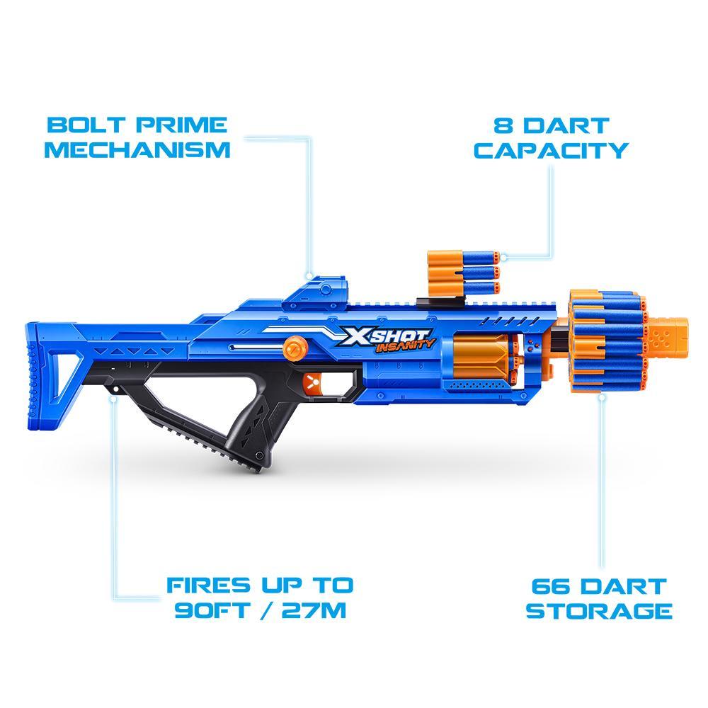 Lançador de Dardos X-Shot - Insanity Berzerko 48 Dardos - 7