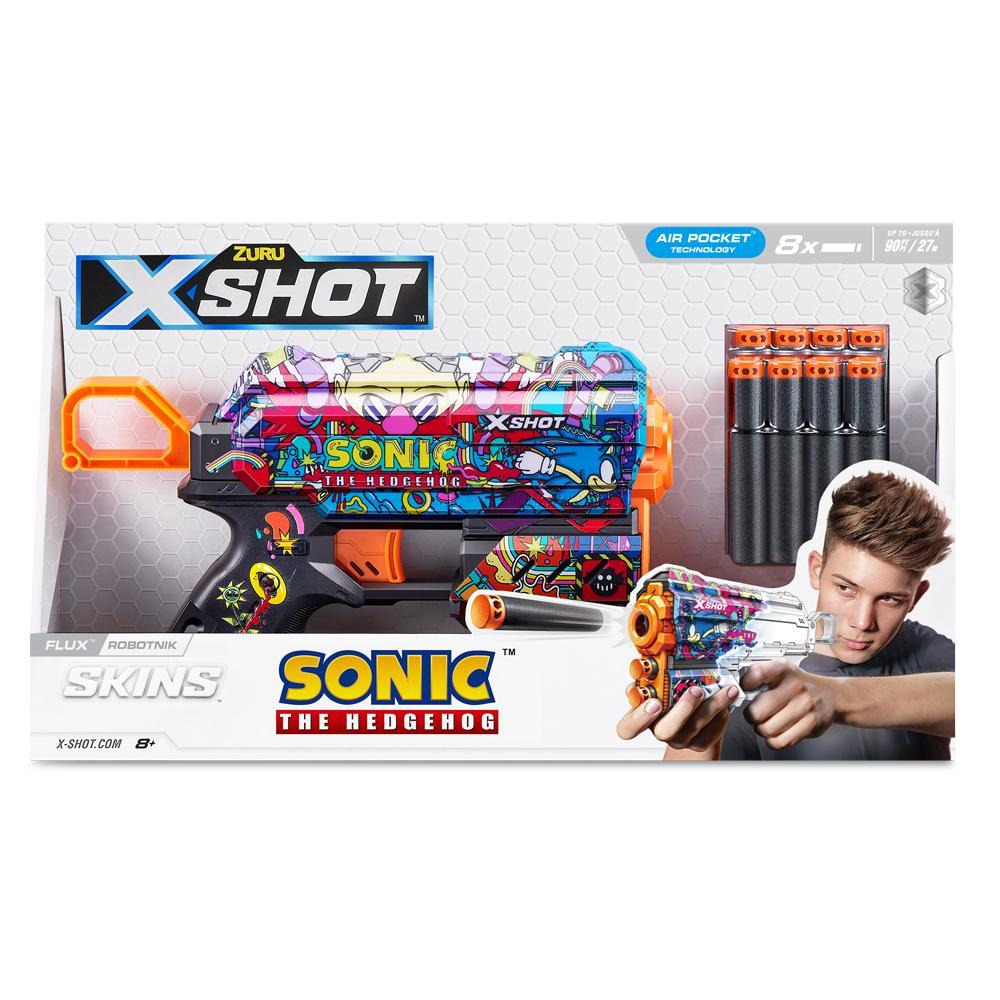 Lançador de Dardos X-Shot - Skins Flux Sonic - Robotnik - 2