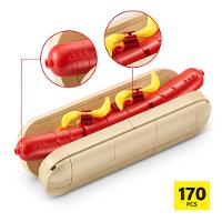 Blocos de Montar Max Premium Snacks Cachorro Quente 170 pçs - 6