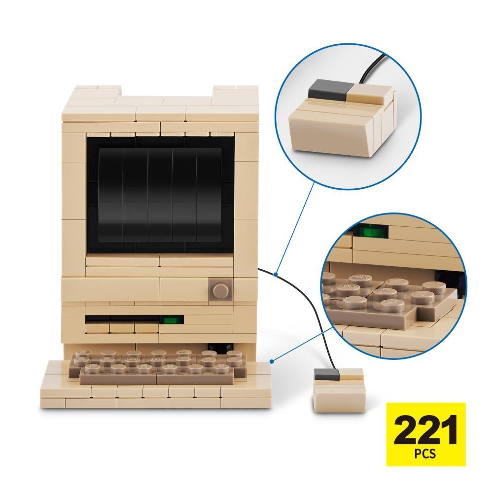 Blocos de Montar Max Premium Retrô - Computador 221 pçs - 6