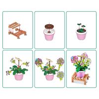 Blocos de Montar Max Premium Garden - Gipsófila 233 pçs - 6