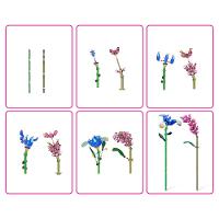 Blocos de Montar Max Premium Flowers - Íris 237 pçs - 6