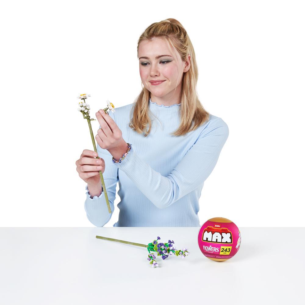 Blocos de Montar Max Premium Flowers - Margarida 243 pçs - 3