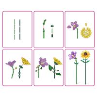 Blocos de Montar Max Premium Flowers - Girassol 212 pçs - 6