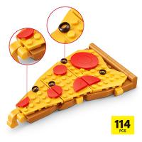 Blocos de Montar Max Premium Snacks - Pizza 114 pçs - 6