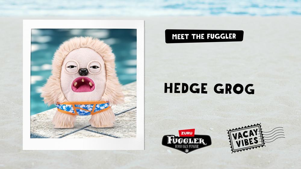 Pelúcia Fuggler Vacay Vibes 23cm - Hedge Grog - 3