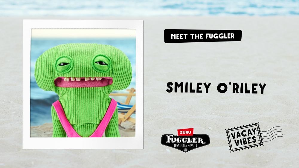 Pelúcia Fuggler Vacay Vibes 23cm - Smiley O'Miley - 4