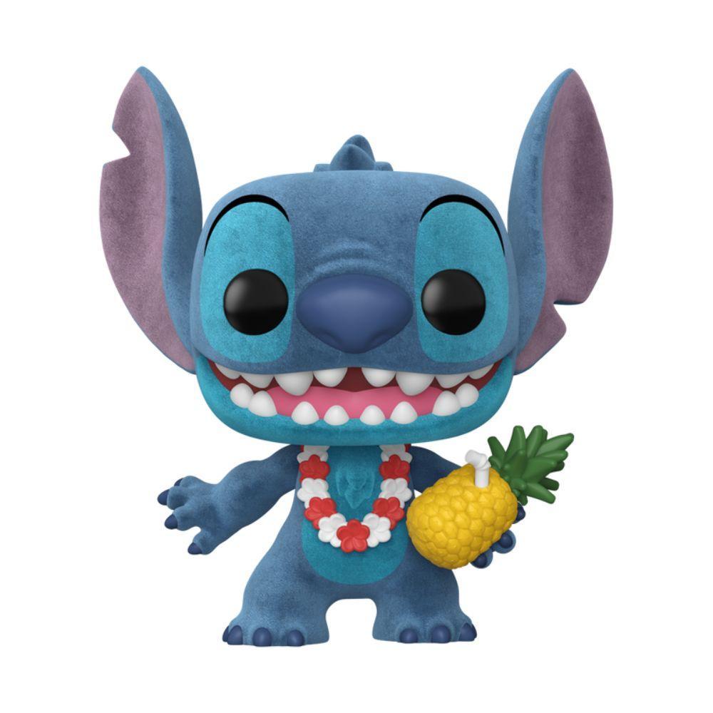 Boneco Funko Pop! Disney Lilo & Stitch - Luau Stitch (Flocked) - 3