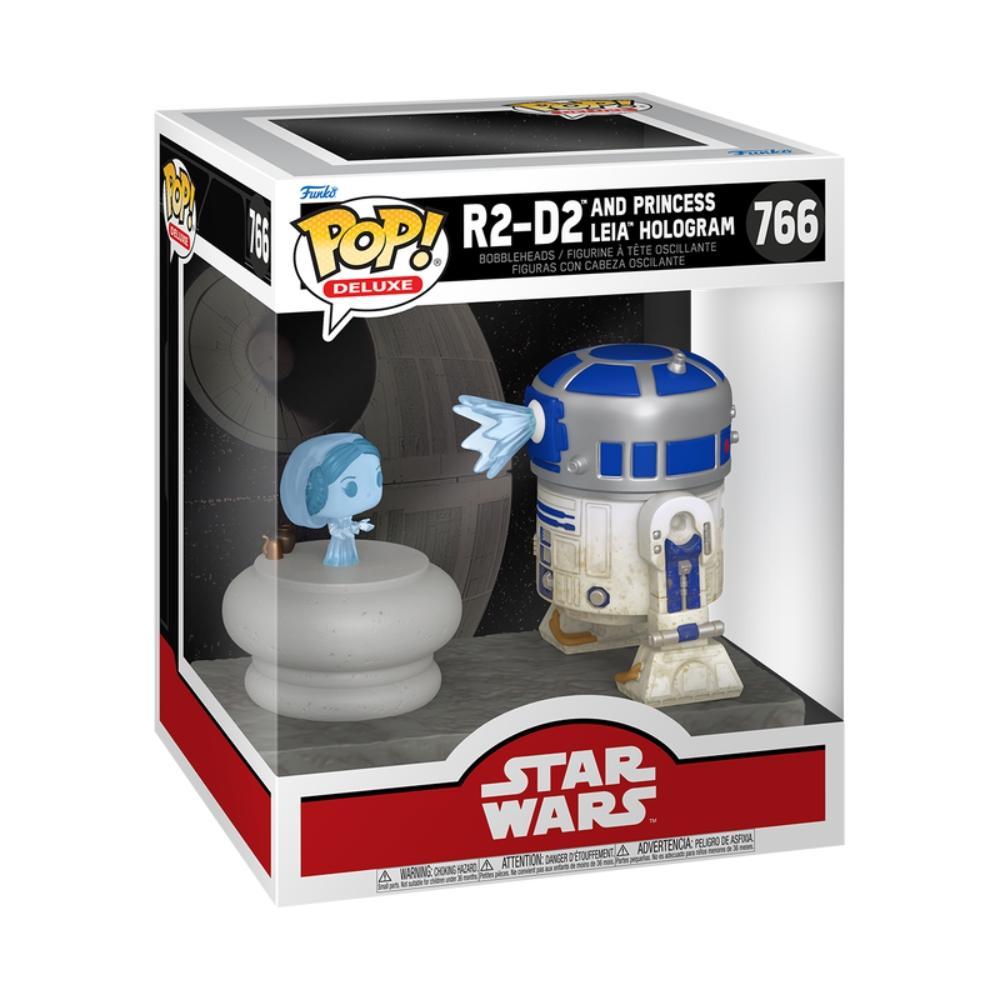 Boneco Funko Pop! Deluxe Star Wars R2-D2 com Leia - 2