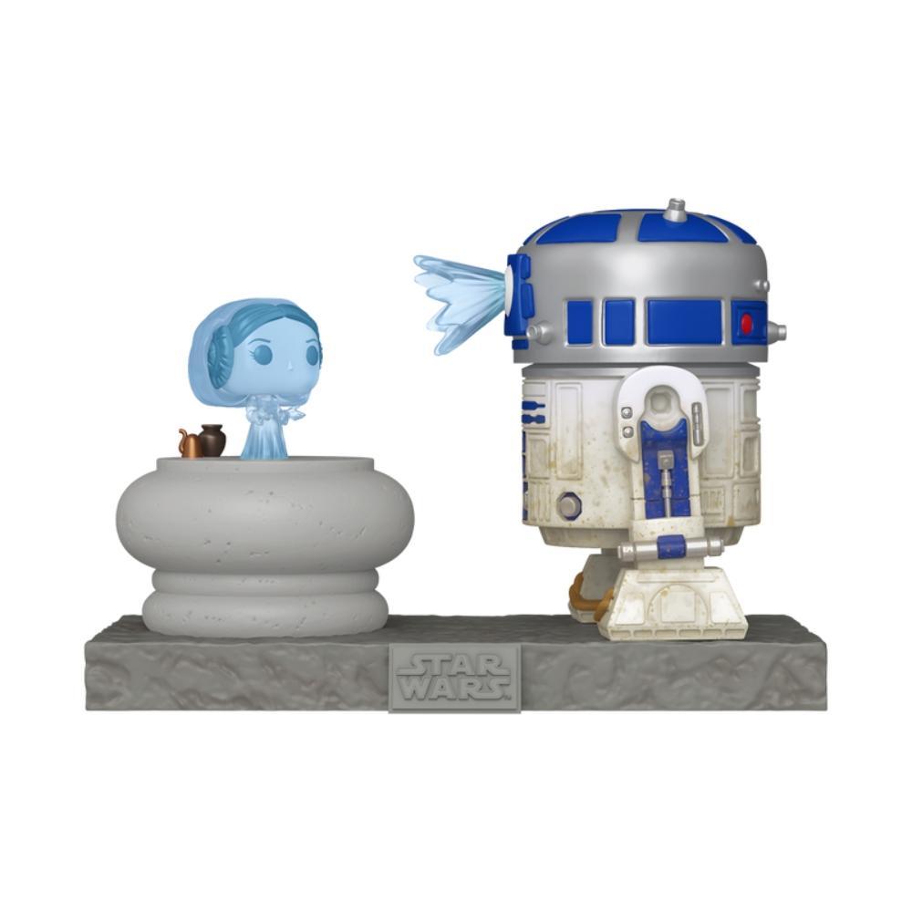 Boneco Funko Pop! Deluxe Star Wars R2-D2 com Leia - 3