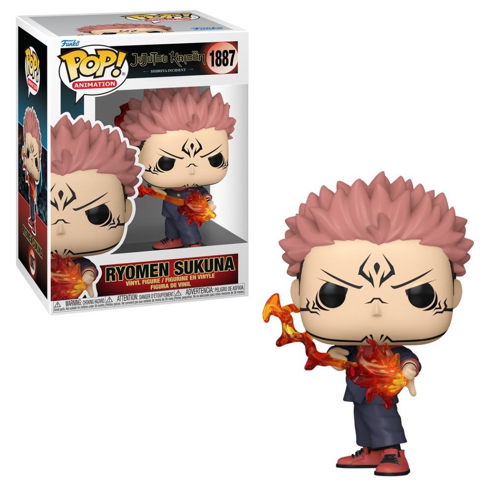 Boneco Funko Pop! Jujutsu Kaisen - Sukuna com Flecha de Fogo - 1
