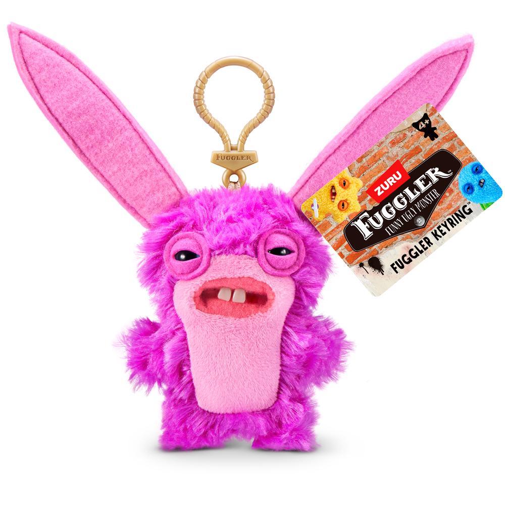 Chaveiro de Pelúcia Fuggler Key Rings 13cm - Lord Long Ears Rosa - 3