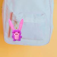 Chaveiro de Pelúcia Fuggler Key Rings 13cm - Lord Long Ears Rosa - 2