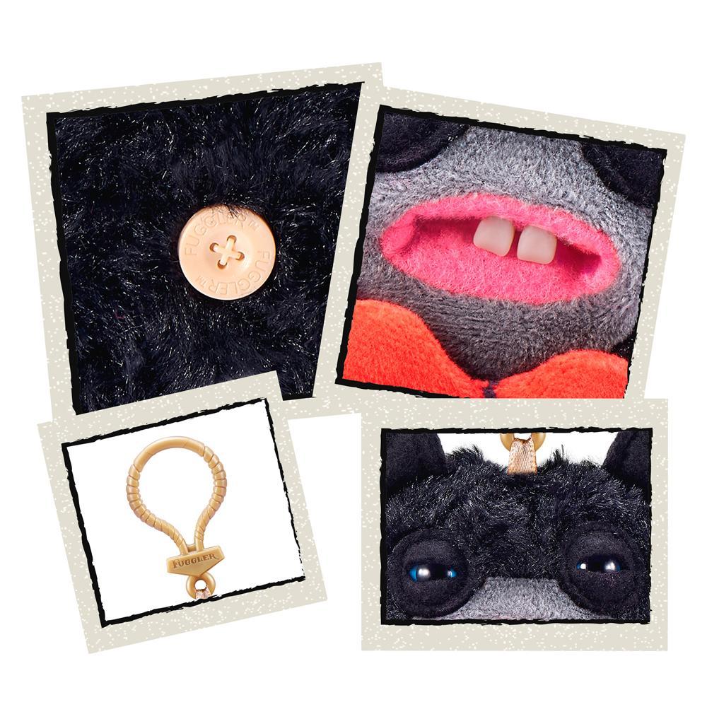 Chaveiro de Pelúcia Fuggler Key Rings 13cm - Lord Long Ears Preto - 4