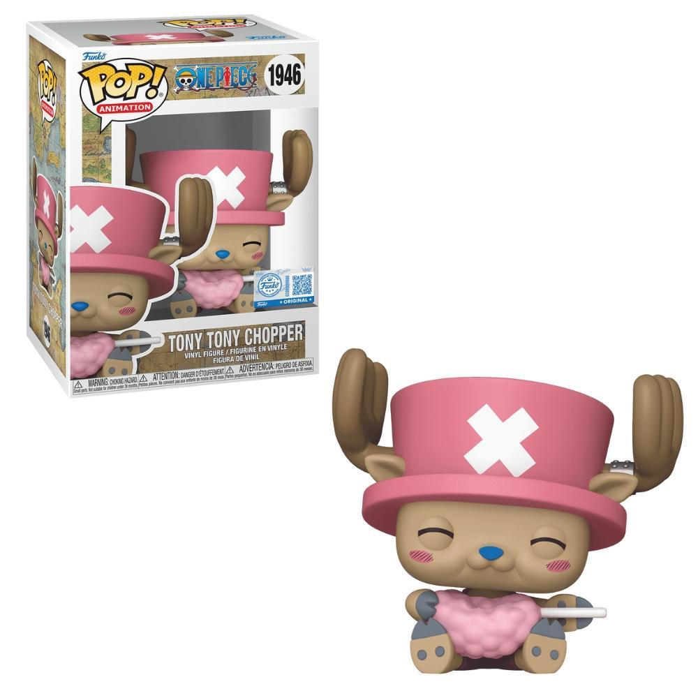 Boneco Funko Pop! One Piece - Chopper com Algodão Doce - 1