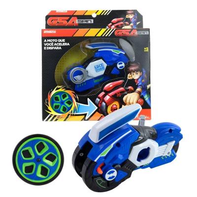 GSA – Moto Lançadora de Pião Simples - Azul