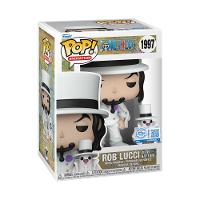 Boneco Funko Pop! One Piece Rob Lucci com Hattori com Chase - 5