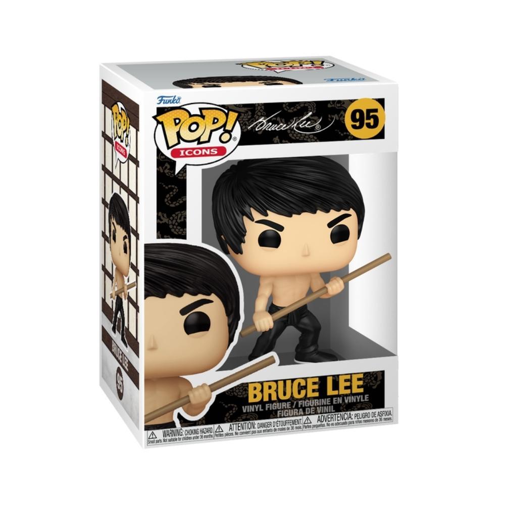 Boneco Funko Pop! Icons - Bruce Lee com Bastão Bo - 2