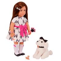 Boneca Our Generation Gemma e Cachorrinha Gigi