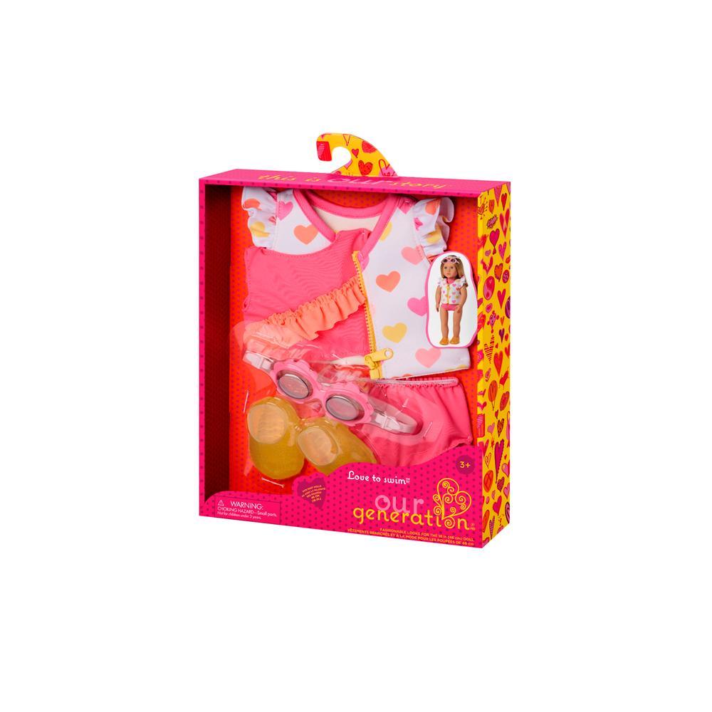 Conjunto de Roupa Our Generation Maiô e Acessórios - 2