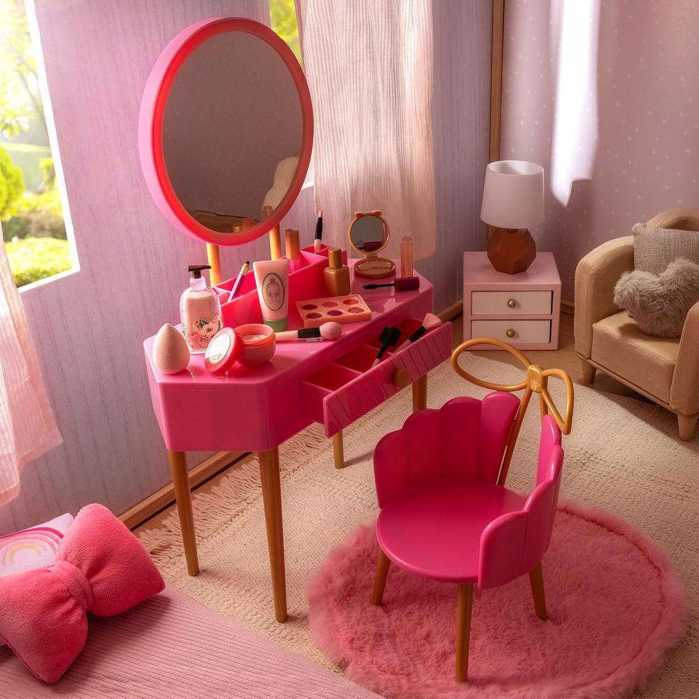 Mesa de Penteadeira Rosa Our Generation - 7
