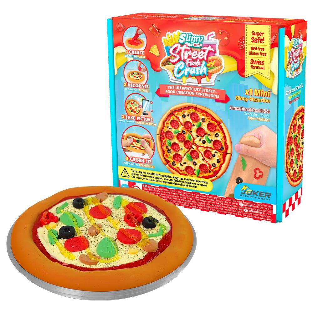 Mini Kit de Slime de Pizza Slimy DIY Street Food Crush - 1
