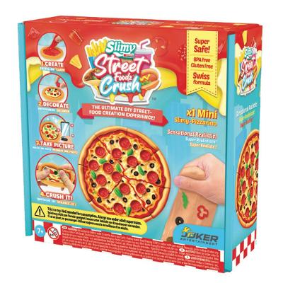 Mini Kit de Slime de Pizza Slimy DIY Street Food Crush