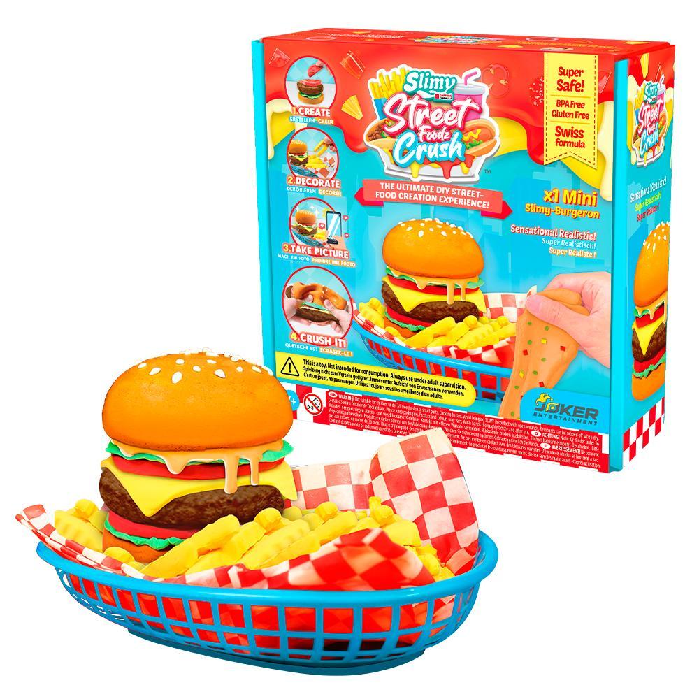 Mini Kit de Slime de Hamburger Slimy DIY Street Food Crush - 1