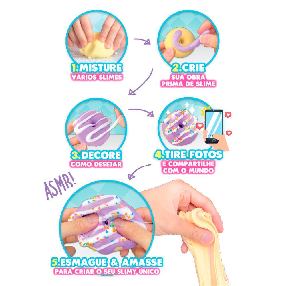 Kit Slime de Donut Slimy Sugary Crush Mini - 3