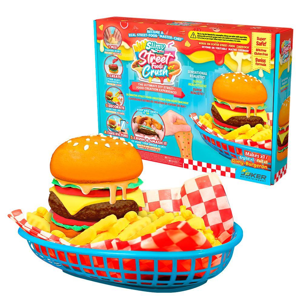 Kit de Slime de Hamburger Slimy DIY Street Food Crush - 1