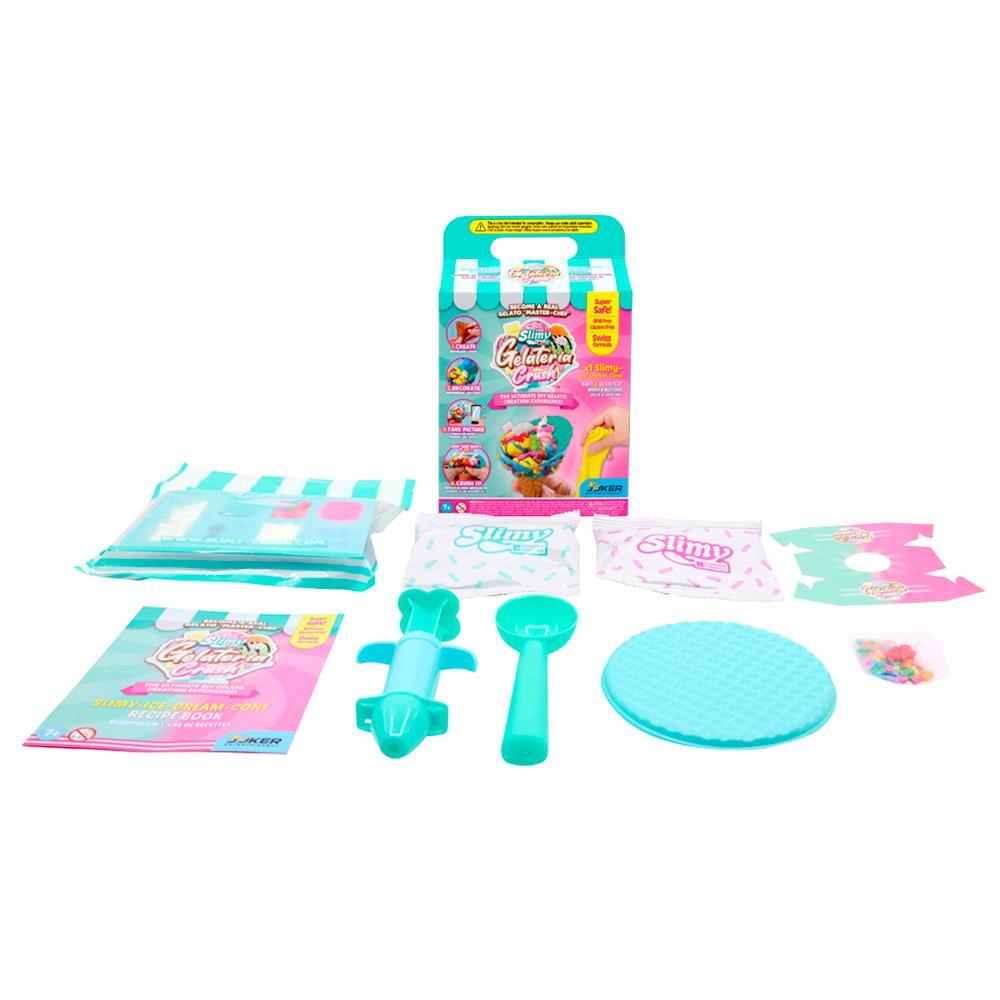 Kit Slime de Sorvete Slimy Gelateria - Sorvete de Cone Creme - 6