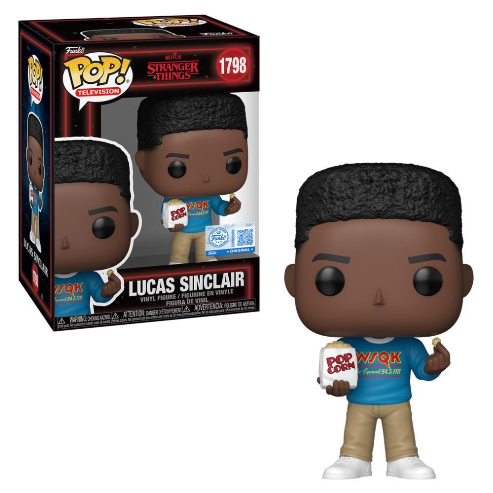 Boneco Funko Pop! Excl. Stranger Things T5 Lucas com Pipoca - 1