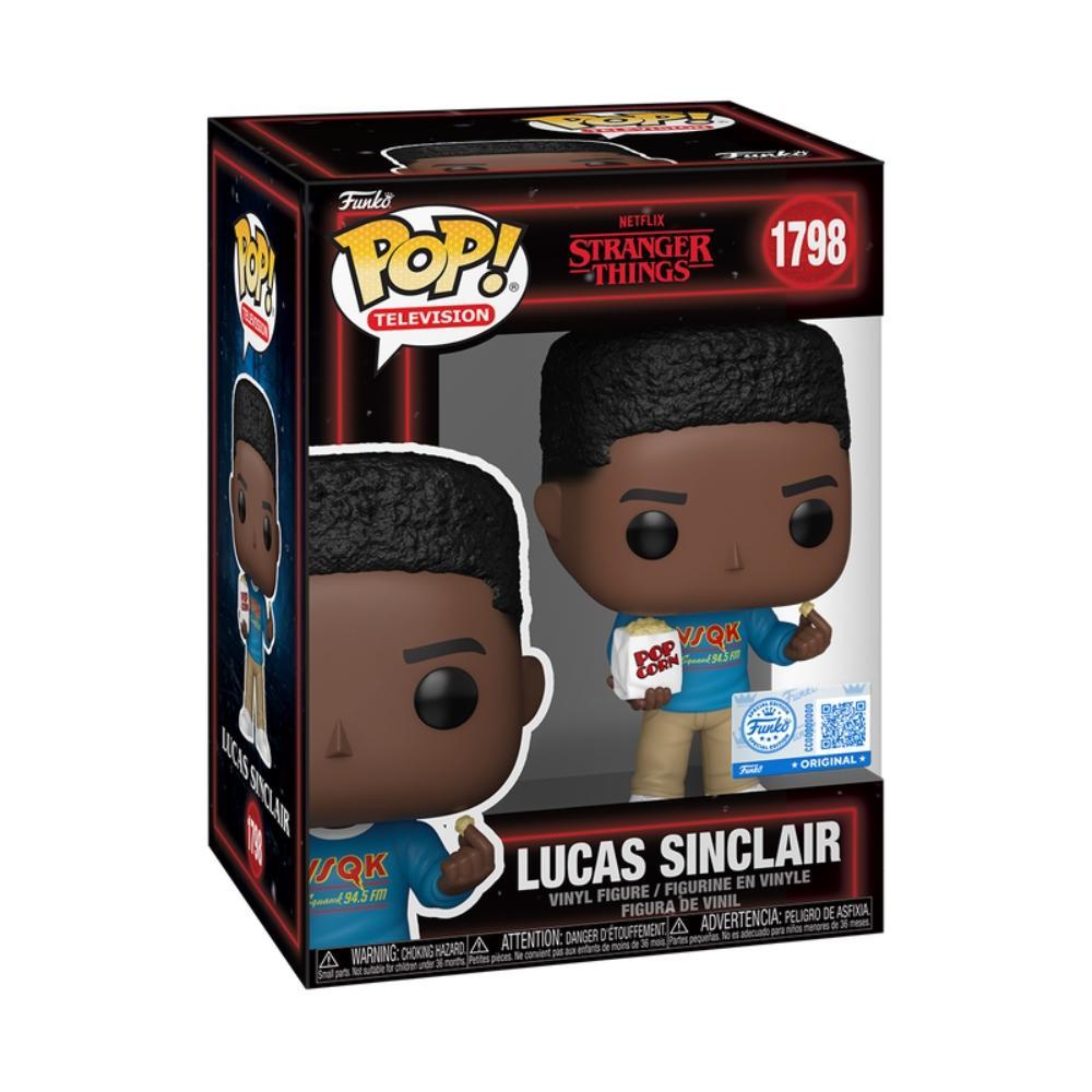 Boneco Funko Pop! Excl. Stranger Things T5 Lucas com Pipoca - 2
