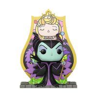 Boneco Funko Pop! Deluxe Disney Vilões - Malévola com Vitral - 3