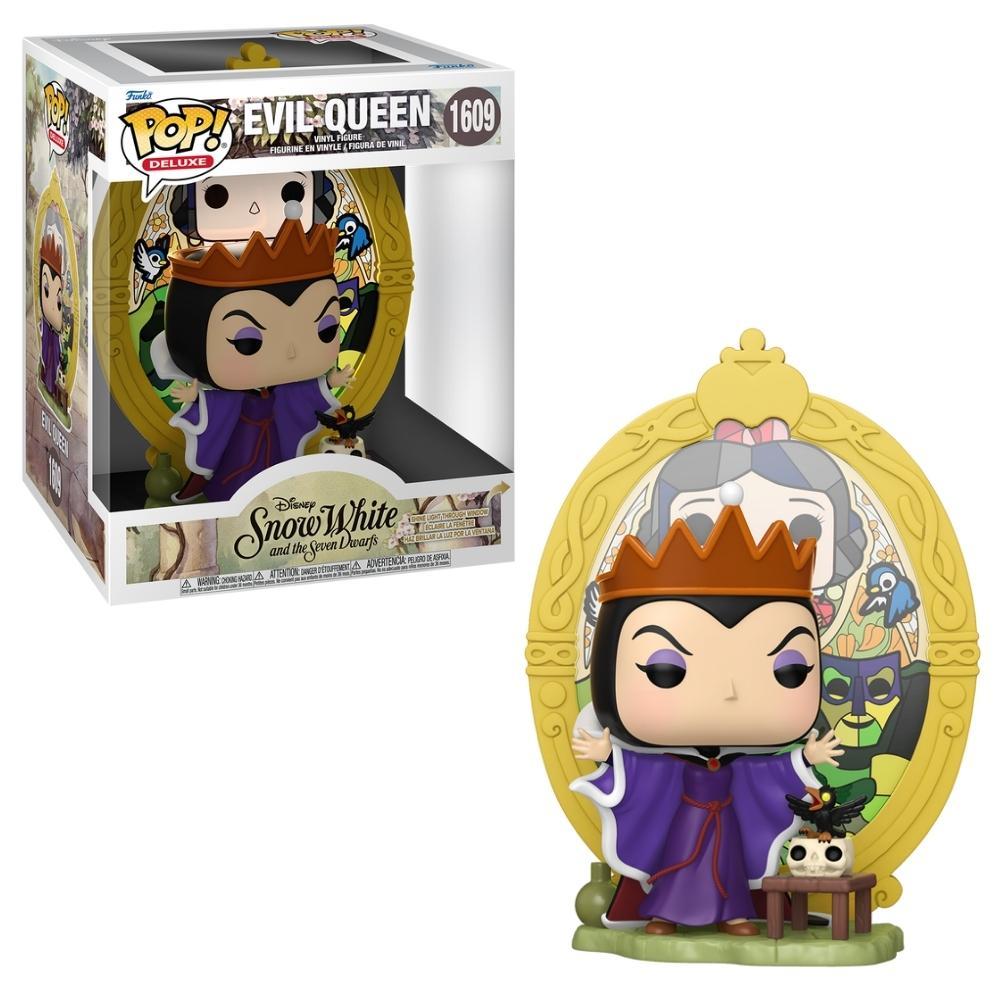 Boneco Funko Pop! Deluxe Disney Vilões Rainha Má com Vitral - 1