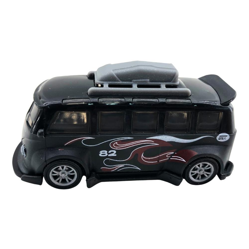 Mini Carrinho Pull Back Garagem S.A. Turbo Aventura - Preta 82 - 1