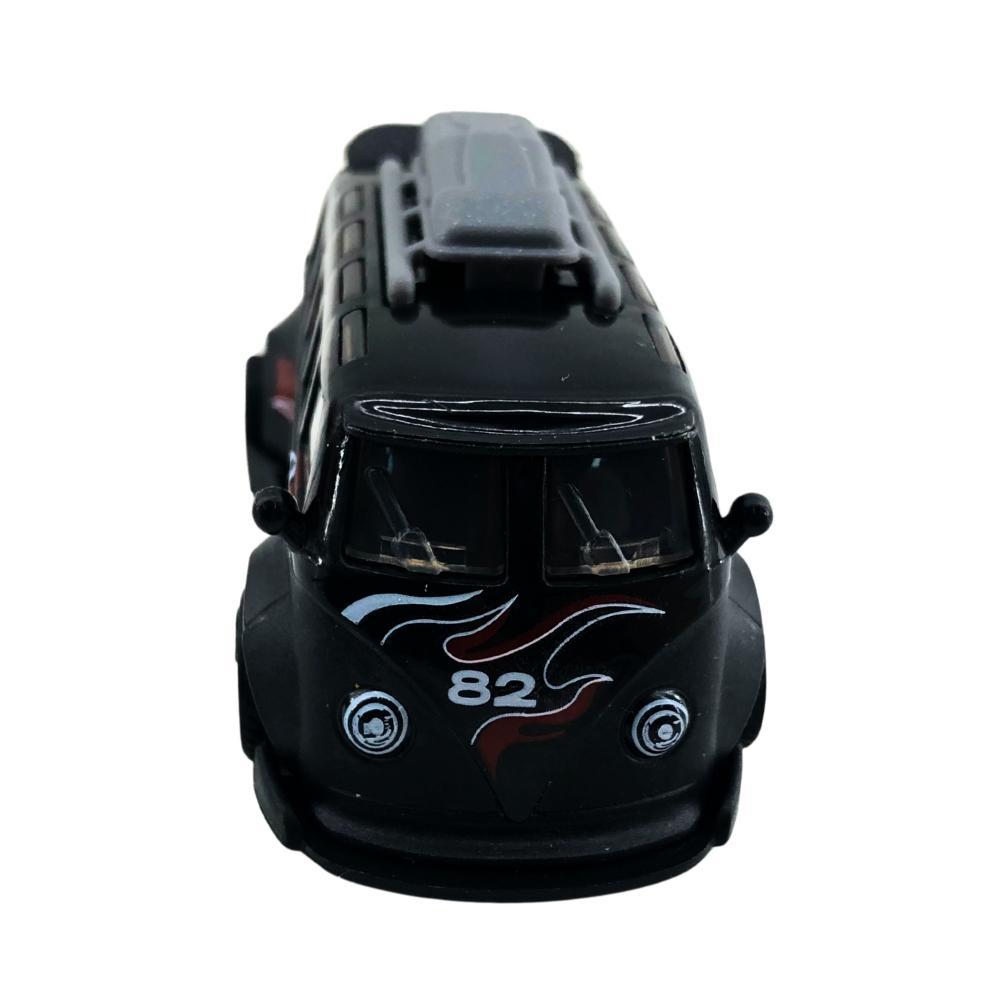 Mini Carrinho Pull Back Garagem S.A. Turbo Aventura - Preta 82 - 4