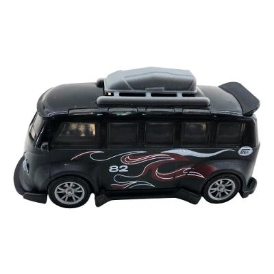 Mini Carrinho Pull Back Garagem S.A. Turbo Aventura - Preta 82