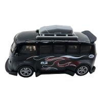 Mini Carrinho Pull Back Garagem S.A. Turbo Aventura - Preta 82 - 1