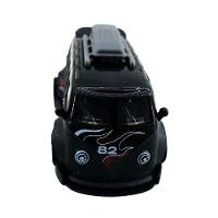 Mini Carrinho Pull Back Garagem S.A. Turbo Aventura - Preta 82