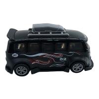 Mini Carrinho Pull Back Garagem S.A. Turbo Aventura - Preta 82 - 5