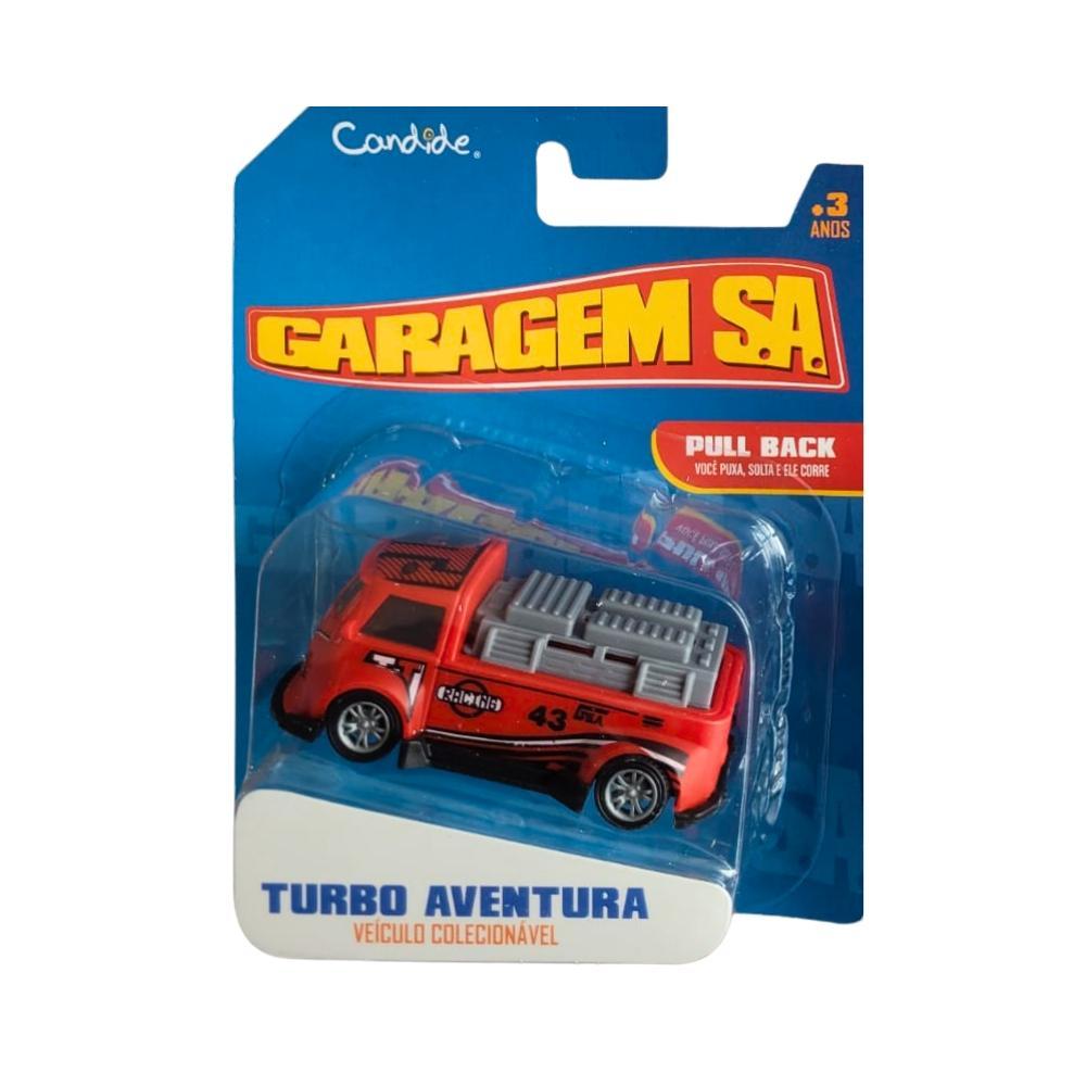 Mini Carrinho Pull Back Garagem S.A. Turbo Aventura - Vermelha - 3
