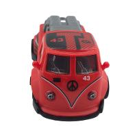 Mini Carrinho Pull Back Garagem S.A. Turbo Aventura - Vermelha - 6